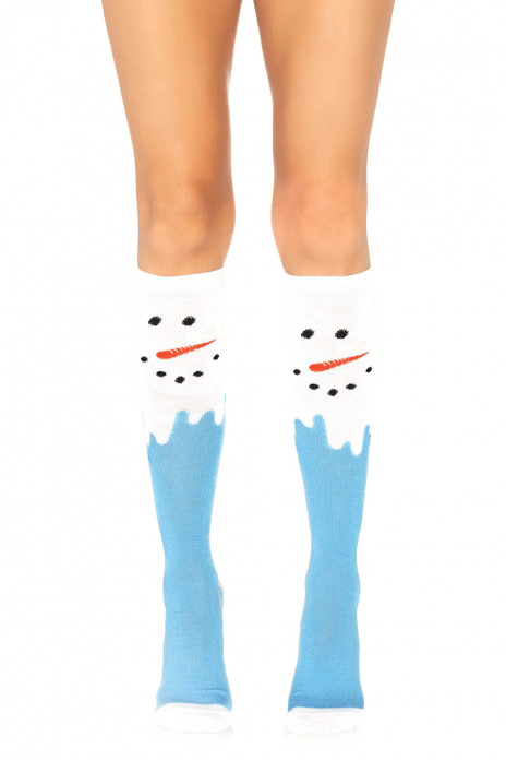 Snowman Knee-High Socks