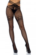 Wrap Around Crotchless Tights