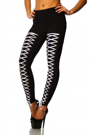 Leggings with Lacing
