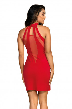 Party At Ibiza - Minidress Elegant Red